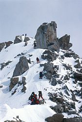 WestButtress - Crowd on the West ridge of Denali, Alaska 1995
[ Click to go to the page where that image comes from ]