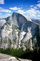 HalfDomeSlabApproach - Half Dome and the slab approach, as seen from North Dome. Yosemite, California, 2003
[ Click to go to the page where that image comes from ]