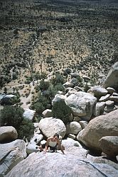 JennyClimbingJosh - Jenny climbing at Joshua Tree, California, 2003
[ Click to go to the page where that image comes from ]