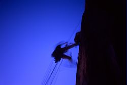 SalatheNightJugging - Jugging at night. Salathé Wall, El Capitan, Yosemite, California, 2003
[ Click to download the free wallpaper version of this image ]