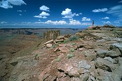CastletonSummit - Summit of Castleton tower, Moab, Utah