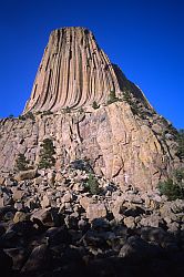 DevilTowerSouthFace2 - South face of Devil's Tower (with tiny vultures circling)
[ Click to go to the page where that image comes from ]