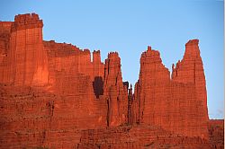 FisherTowersSunset - Fisher Towers, Moab, Utah