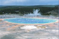 GrandPrismatic - Grand Prismatic, Yellowstone NP, Wyoming
[ Click to download the free wallpaper version of this image ]