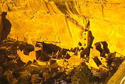 MesaVerde - Anasazie ruins in Mesa Verde, Colorado
[ Click to download the free wallpaper version of this image ]