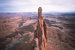 MonsterTower - Monster Tower and the White Rim, Moab, Utah, 2003
[ Click to download the free wallpaper version of this image ]