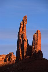 Moses_Tower_Sunset_L - Moses tower at sunset, Utah