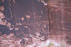 PictogramsAnasazie - Anasazie pictographs, Indian Creek, Utah