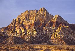 RainbowMntn - Rainbow mountain, Red Rocks, Nevada, 2002
