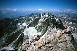 Teton1 - Near the summit of Grand Teton, Wyoming