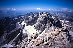 TetonExumRidge - Climbing the Exum ridge, Grand Teton, Wyoming
[ Click to go to the page where that image comes from ]