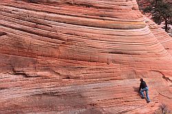 WaveRockZion - Wave rock formations, Zion, Utah, 2003