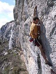 20060509_0011375_Vincent - Rock climbing at Ceuse, France.