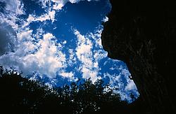 BacklitSportClimbH - Scattered clouds behind a sport climber, Oisans.
[ Click to download the free wallpaper version of this image ]