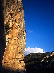 BuouxSunset - Sunset on the cliff of Buoux, France.