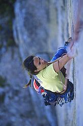 JennySnakingRope - Jamming a crack on the lighthouse wall, Point Perpendicular, OZ.
[ Click to go to the page where that image comes from ]