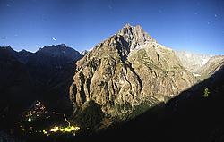 PelvouxNightPano_ - Mt Pelvoux at night.