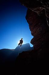 PonteilRappel - Rappelling down at the Ponteil, Oisans.