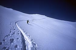 Seyte - Skying down the Seyte, Oisans.