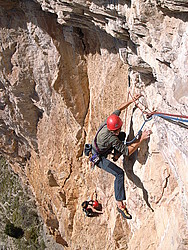 20061014-125031-Yakafaucon - Climbers on Yakafaucon, Ponteil cliff.