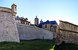 20061024-BrianconFortificationsPano_ - The Vauban fortifications of the old town of Briançon.