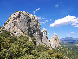 20070512-165934-DentellesMonmirail - The Dentelles de Monmirail in Gigondas wine-country.