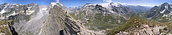 20070715-162012_AiguilleVanoiseSummitPano_ - Summit of the Vanoise Needle.