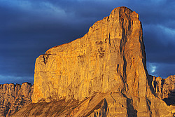 20071017_081226_MtAiguilleMorning_ - East face of Mt Aiguille under an ominous morning sky.
[ Click to download the free wallpaper version of this image ]