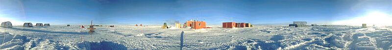 Panorama from Dome C, Antarctica, 1997