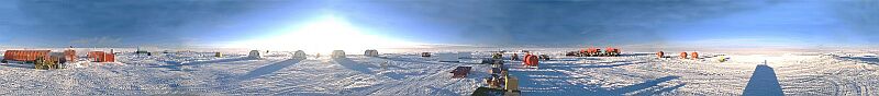Panorama from Dome C, Antarctica 1997