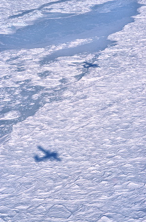 [FlyingAboveSeaIce3.jpg]
Flying above a different kind of sea ice, a mix of sea-ice and sastrugi from recent snows (I guess)