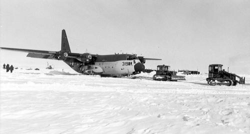 [319beingtowedtocamp.jpg]
319 being towed to camp for more repair work after fixing the wings.