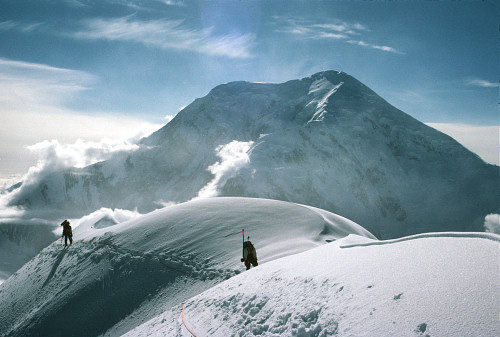 [WestRidge.jpg]
Back view of the west ridge, with Foraker in the background