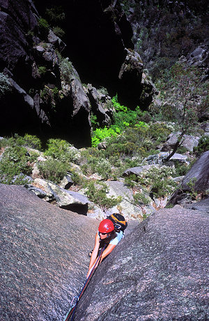 [MtBuffaloHardRainLayback.jpg]
Stupendous layback on Hard Rain.