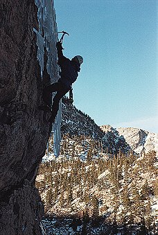 [BradIceClimbing2.jpg]
Brad ice climbing on Mixed Feelings, Loch Vale, Rocky Mountain National Park.