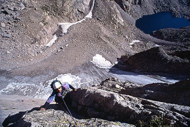 [StetnerLedgesBrad2.jpg]
Brad arriving on the 3rd pitch of Stetner's Ledges