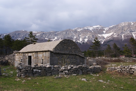 [20100416_170225_PaklenicaMountains.jpg]
Traditional house construction, although that strikes me as requiring concrete for the roof...