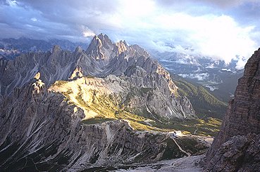 [DolomiteAfterStorm.jpg]
The Rifugio Auronzo after the storm.