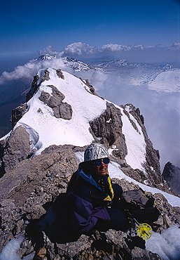[HaasAcitelliSummit.jpg]
A tired Jenny on the summit of Corno Grande, after the ascent.