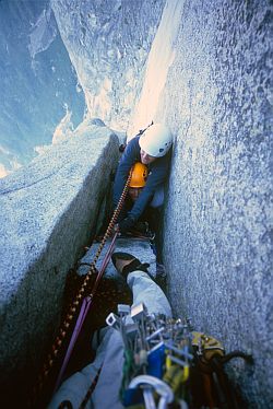 [ClimberSex.jpg]
Jenny climbing on top of Frank after he set his belay higher than her with his longer rope.