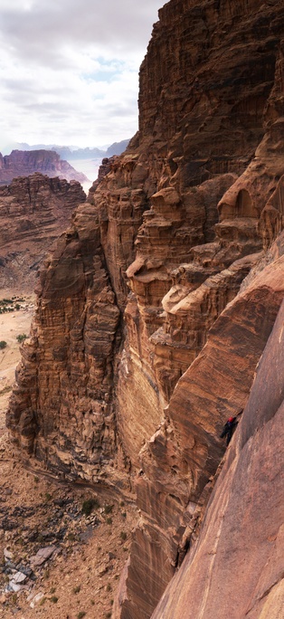 A recent vertical panorama from the page WadiRum. Click to see the page.