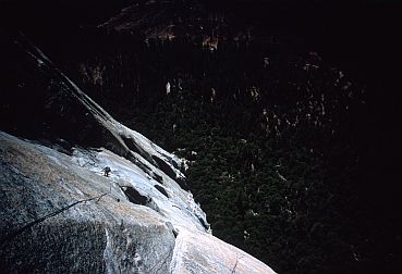 [SalatheHollowFlake.jpg]
Jenny about to commit to the pendulum into the terrifying Hollow Flake (visible in the middle).