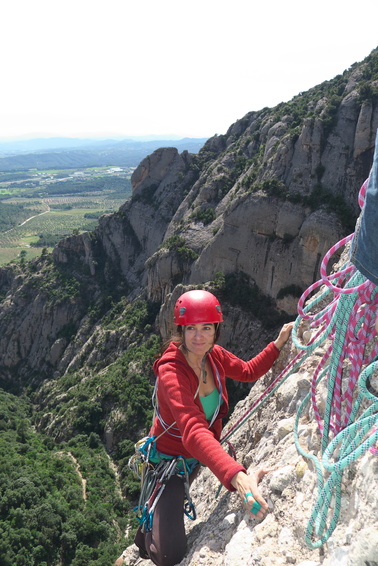 [20130430_152754_Montserrat.jpg]
Jenny at the top of the route which was well bolted except for one long section in the middle, or maybe I just missed a bolt or two.