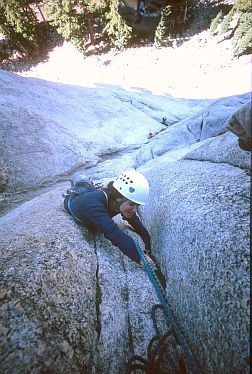 [LuckyStreakPitch2.jpg]
Jenny on the 5.10 section of pitch 2.