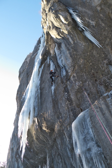 [20130303_082758_Chalimont.jpg]
Stas on the very hard M8 first pitch of dry climbing.