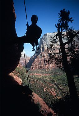 [ZionIronRappel.jpg]
Rappelling off Iron Messiah.