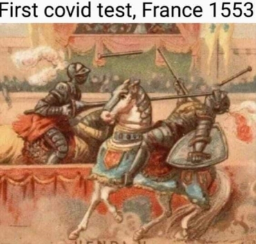 [FirstCovidTest.jpg]
First Covid test, France 1553