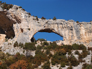 A rock arch in Rodellar