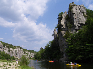 Climbing and canoeing paradise