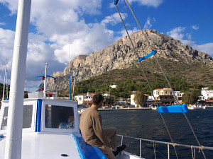 On the boat returning from Telendos from Kalymnos